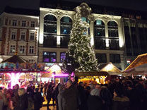 Kerstmarkt G&aumlnsemarkt, Hamburg